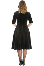 Laden Sie das Bild in den Galerie-Viewer, Samtkleid Date Night, Schwarz