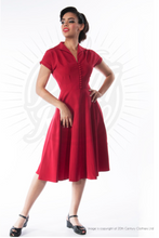Laden Sie das Bild in den Galerie-Viewer, Kleid Pretty Hostess, Rot