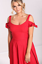 Laden Sie das Bild in den Galerie-Viewer, Swingkleid Nancy, Rot