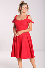 Laden Sie das Bild in den Galerie-Viewer, Swingkleid Nancy, Rot