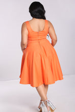 Laden Sie das Bild in den Galerie-Viewer, Swingkleid Heidi, Plus Size, orange
