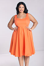 Laden Sie das Bild in den Galerie-Viewer, Swingkleid Heidi, Plus Size, orange