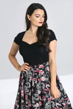 Laden Sie das Bild in den Galerie-Viewer, Top Mia , 50's Basic, Schwarz