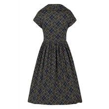 Laden Sie das Bild in den Galerie-Viewer, Swingkleid Judy Hatch, Navy, Plus Size