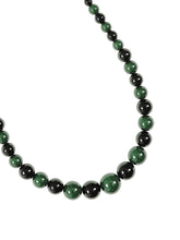 Laden Sie das Bild in den Galerie-Viewer, Halskette Natalie Two Tone, Schwarz-Grün