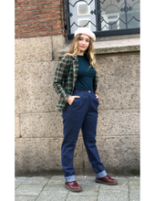 Laden Sie das Bild in den Galerie-Viewer, High Waist Classic Trousers, Jeans Denim