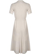 Laden Sie das Bild in den Galerie-Viewer, Revers Dress Midi Linen