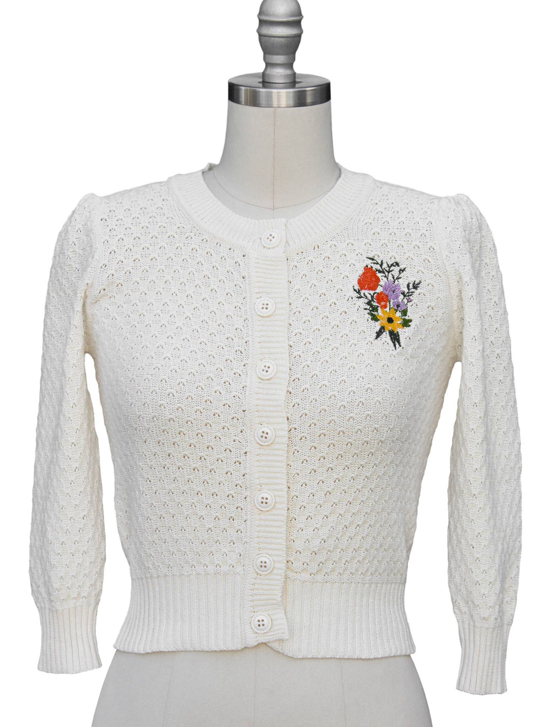 Cardigan Flower Bouquet, Cremeweiss