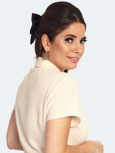 Bluse Pintuck, nude