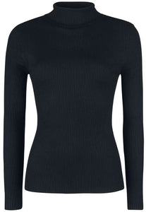Rollkragenpullover Spiros, Schwarz