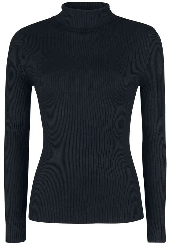 Rollkragenpullover Spiros, Schwarz