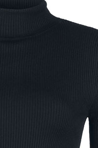 Rollkragenpullover Spiros, Schwarz