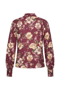Bluse Crepe Renoir, Burgundy