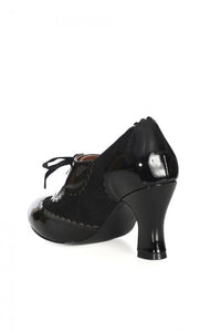 Hochfront Pumps, Bertie´s Waterfall Heels, Schwarz