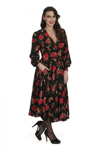 Kleid Pomegranate, Schwarz