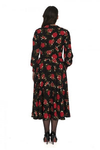 Kleid Pomegranate, Schwarz