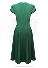 Laden Sie das Bild in den Galerie-Viewer, Swingkleid Retro 50s, Grün

