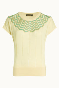 Yoke Top Hoops, Cream