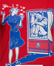 Laden Sie das Bild in den Galerie-Viewer, T-Shirt Keep Your Love Cool, rot
