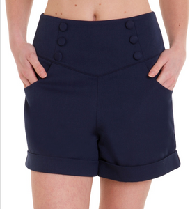 Shorts Cute as a Button, navy