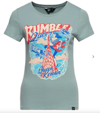 Laden Sie das Bild in den Galerie-Viewer, T-Shirt Rumble Queen, Smoke Green
