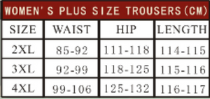 High Waist Hose, Her Favourite, Trousers,  Schwarz, Plus Size