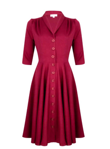 Kleid D'laine ,  Rot