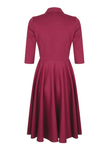 Kleid D'laine ,  Rot