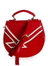 Laden Sie das Bild in den Galerie-Viewer, Handtasche Nautical Kelly Rot
