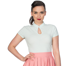 Top Mandarin Collar, Mint