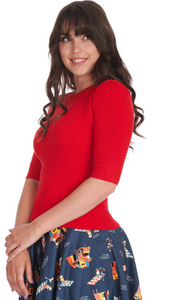 Pulli Grace, Feinstrick, Rot