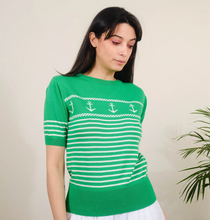 Laden Sie das Bild in den Galerie-Viewer, Feinstrick-Pulli Anchor Jacquard

