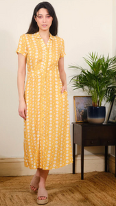 Kleid Jonie Buttercups, Senf