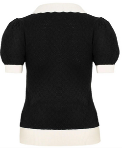 Stricktop Joanie,Schwarz