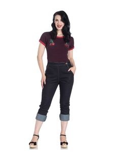 Caprihose Charlie, Denim
