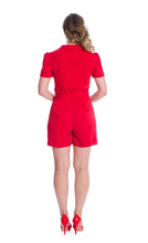Laden Sie das Bild in den Galerie-Viewer, Playsuit Women Rule, Rot
