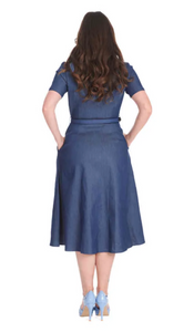 Swingkleid Blue Summer Dream, Denim