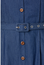 Laden Sie das Bild in den Galerie-Viewer, Swingkleid Blue Summer Dream, Denim

