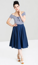 Laden Sie das Bild in den Galerie-Viewer, Tellerrock Paula, Navy , Plus Size
