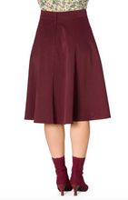 Laden Sie das Bild in den Galerie-Viewer, Swingrock Sophisticated Lady, Bordeaux , Plus Size
