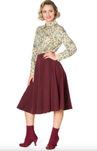 Laden Sie das Bild in den Galerie-Viewer, Swingrock Sophisticated Lady, Bordeaux , Plus Size
