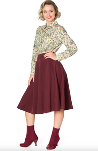 Swingrock Sophisticated Lady, Bordeaux , Plus Size