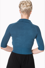 Laden Sie das Bild in den Galerie-Viewer, Cardigan April, Petrol, Plus Size
