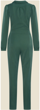 Laden Sie das Bild in den Galerie-Viewer, Jumpsuit Longsleeve Green Gabardine, Grün
