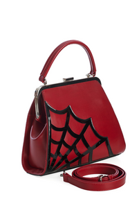 Tasche  Twilight Time, Spiderweb, Rot
