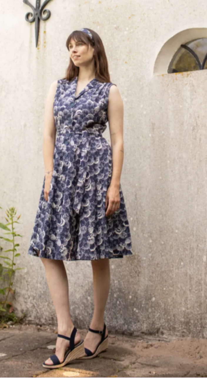 Swingkleid Nova Sea Shelly, Marineblau