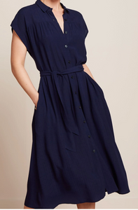 Kleid Amy Tortoise, Navy, Plus Size