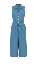 Laden Sie das Bild in den Galerie-Viewer, Jumpsuit Rylee,  Blau
