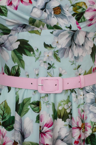 Swingkleid Rina , Blumenmuster in Pastellfarben