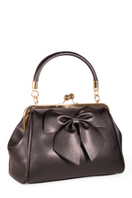 Laden Sie das Bild in den Galerie-Viewer, Handtasche Lockwood Bow, Schwarz
